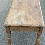 Renovated 3-drawer solid wood desk