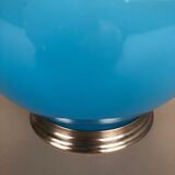 Opaline Murano glass table desk light made by Cenedese Vetri Italy, 1960s