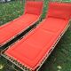 Pair of trigano sun baths, 1970