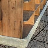 Wooden locker cabinet