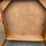 Série de 11 chaises brutaliste Allemagne empilable