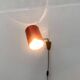 German minimalist wall lamp from the mid-century by Hala, 1960s.