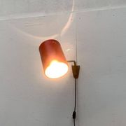 German minimalist wall lamp from the mid-century by Hala, 1960s.