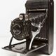 Appareil photo argentique Coronet Folding 6x9 1946 objectif menisque foyer fixe et pochette cuir