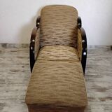 Art Deco reclining armchair with mf system Sint Étienne