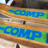 Anciens skis nautiques bois