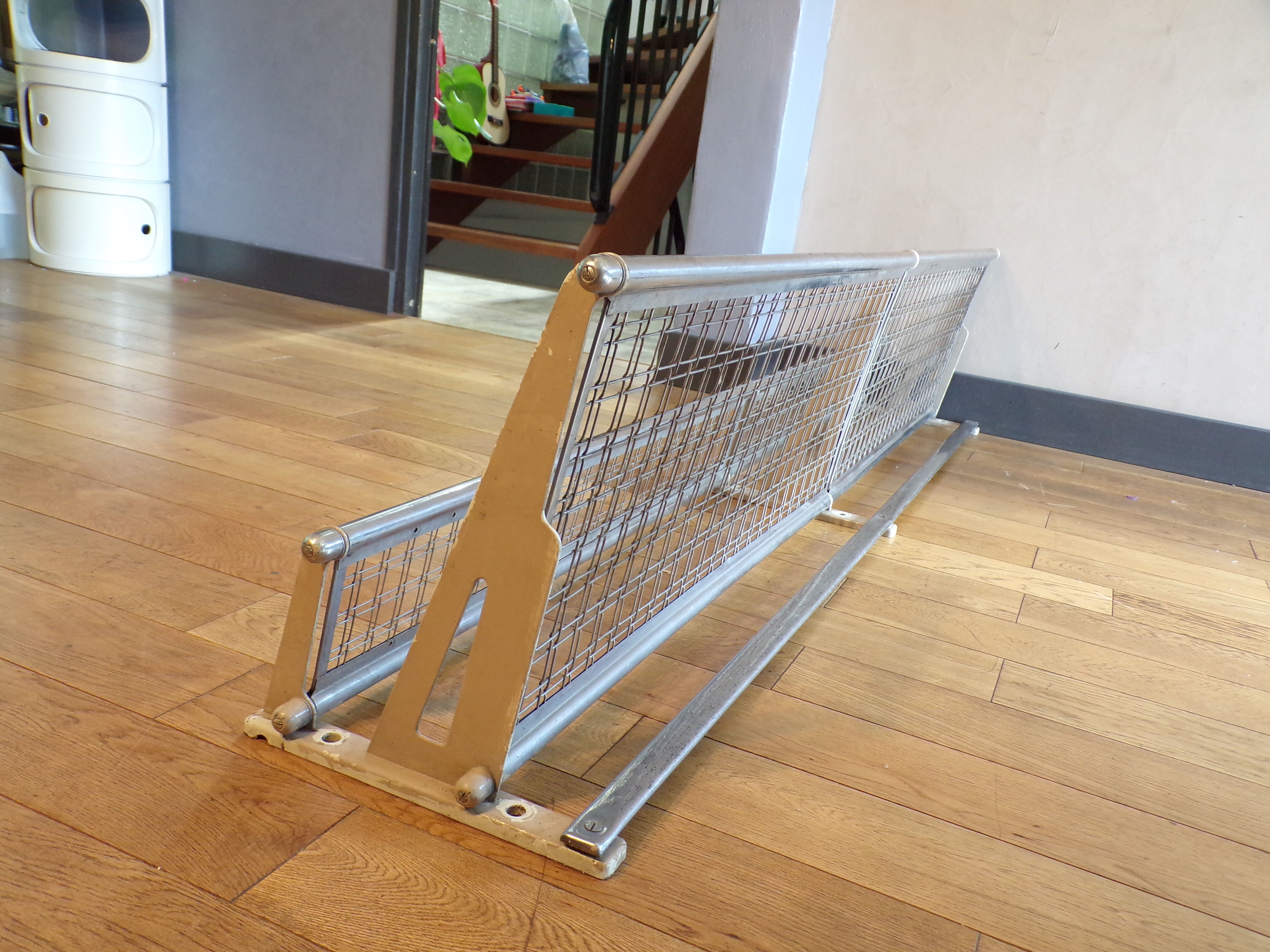 Old train luggage rack