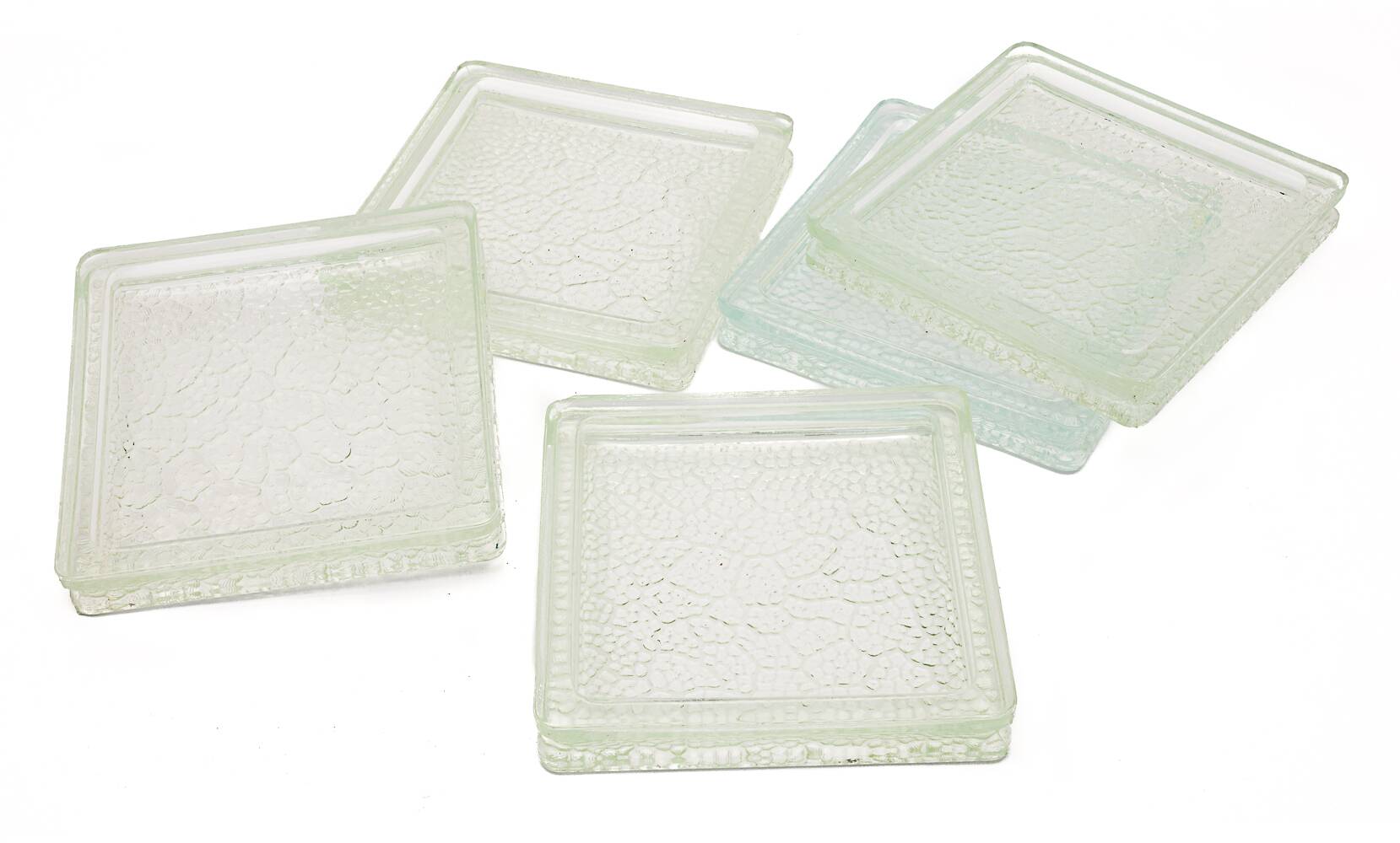 Set of 5 glass pad