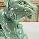Cracked lioness sculpture art deco 1930 signed odyv