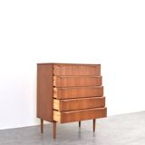 Mid-Century Danish Teak Chest of Drawers, 1960s.