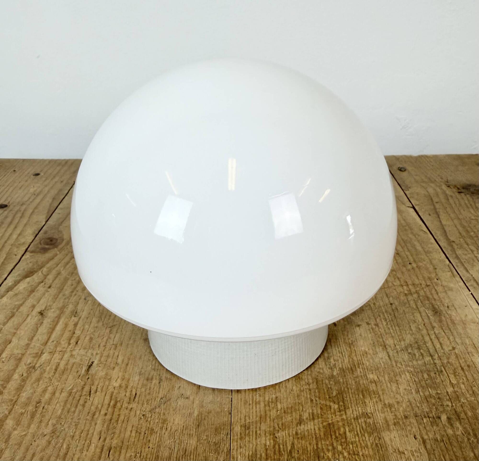 Vintage White Porcelain Ceiling Light, 1970s