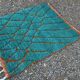 Tapis en laine pure fait main artisanale taille 2/3 m