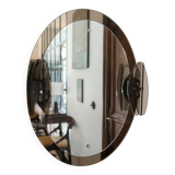 Smoked mirror attributed to Antonio Lupi, 1970s