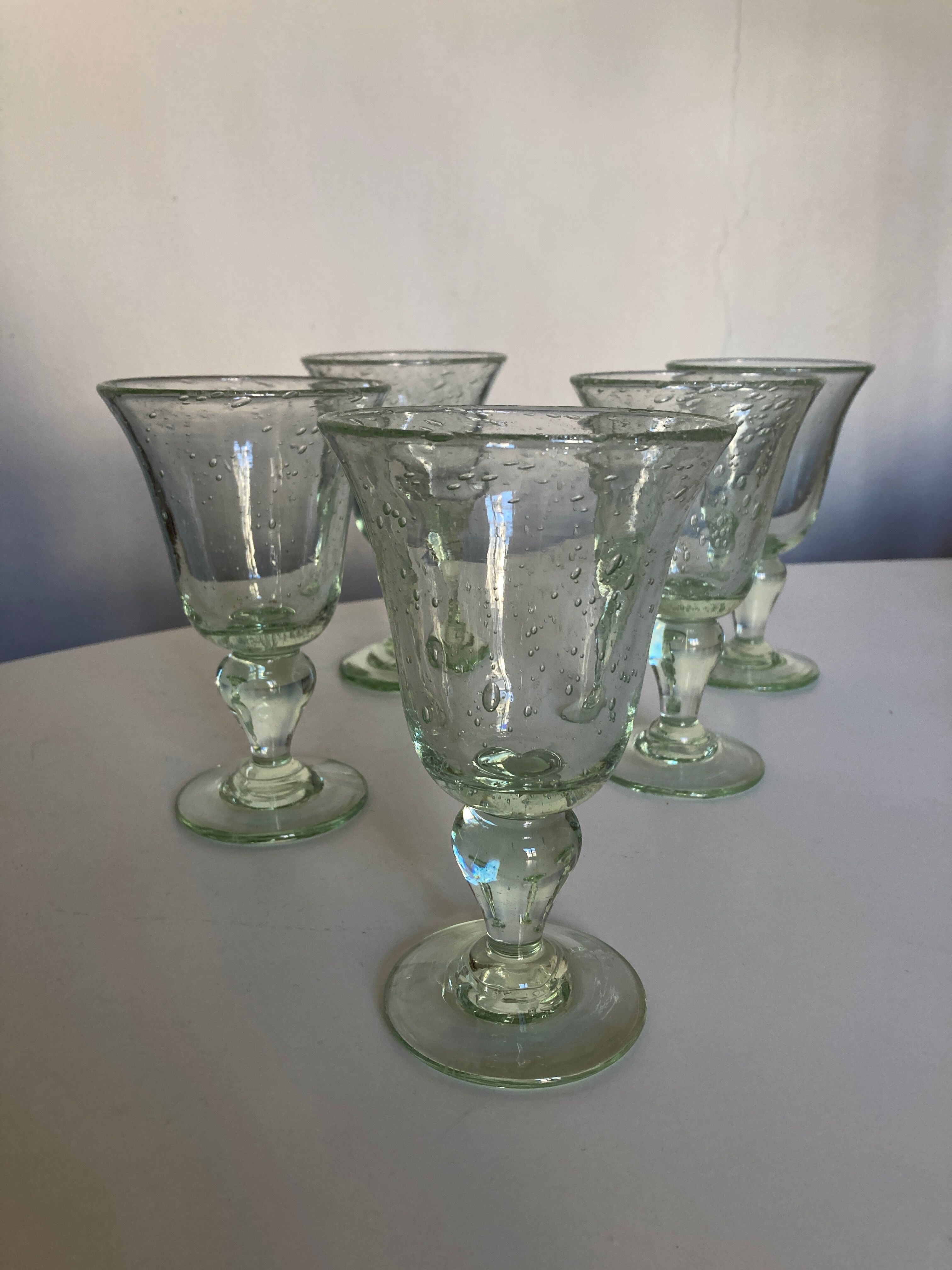 Set of 5 glasses Biot 1960