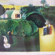Pair of lithographs by Nahum Gutman