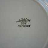 Round dish faience Sarreguemines Maroussia