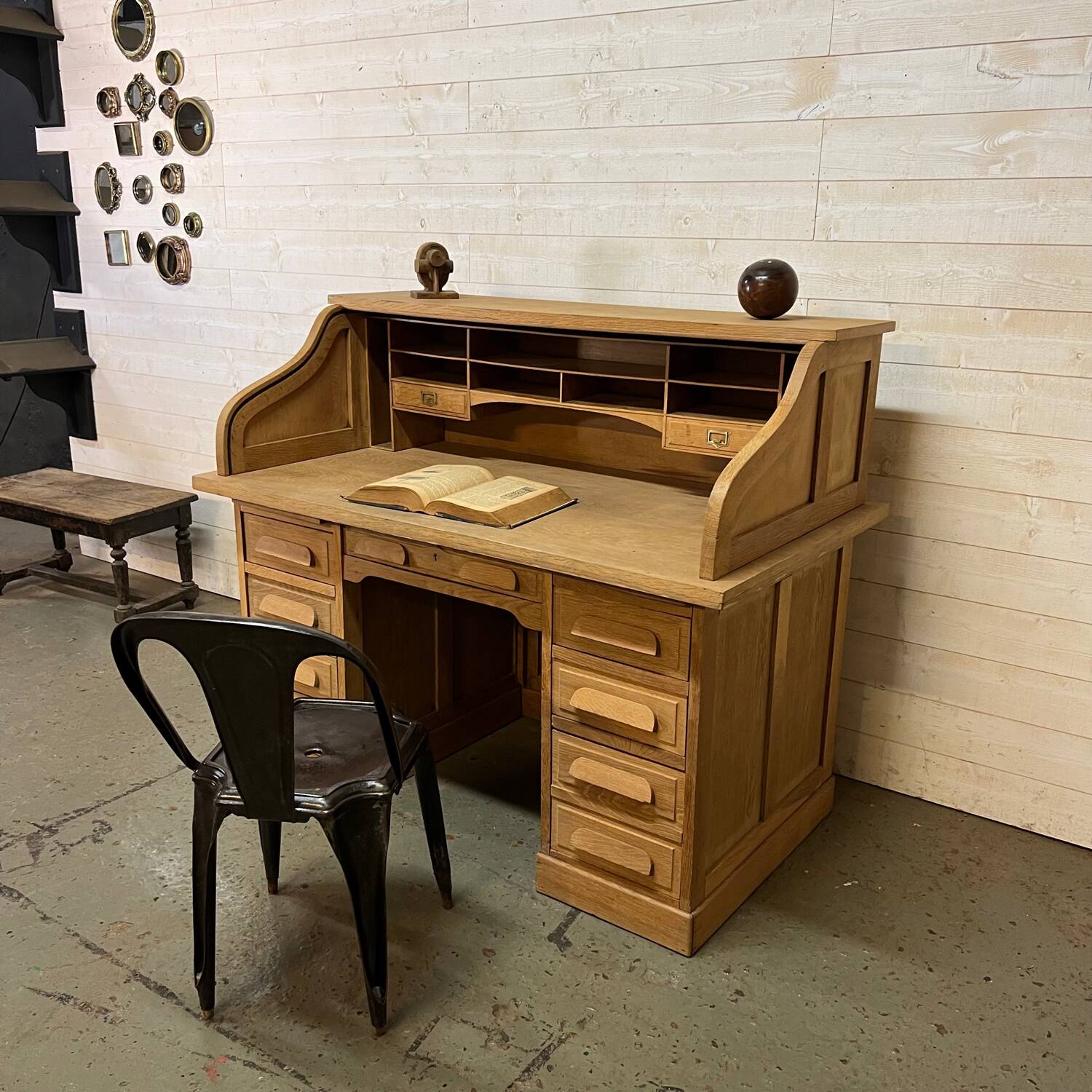 American oak desk 1950