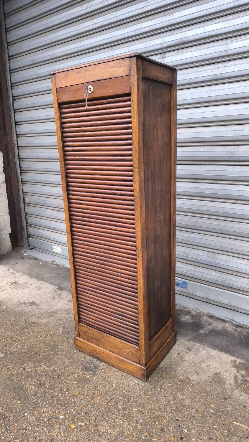 Solid oak filing cabinet 1950
