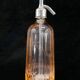 Ancien siphon de bistrot eau de seltz rose saumon grande limonade de vichy