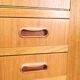 Teak highboard with doors and drawers, 1960s
