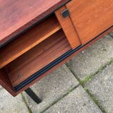 MCM Vintage Teak Coat Rack with Storage Unit