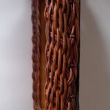 Wicker framed photo frame