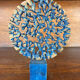 Sculpture Michel Rico “Soleil Bleu” (1997) – Signed bronze