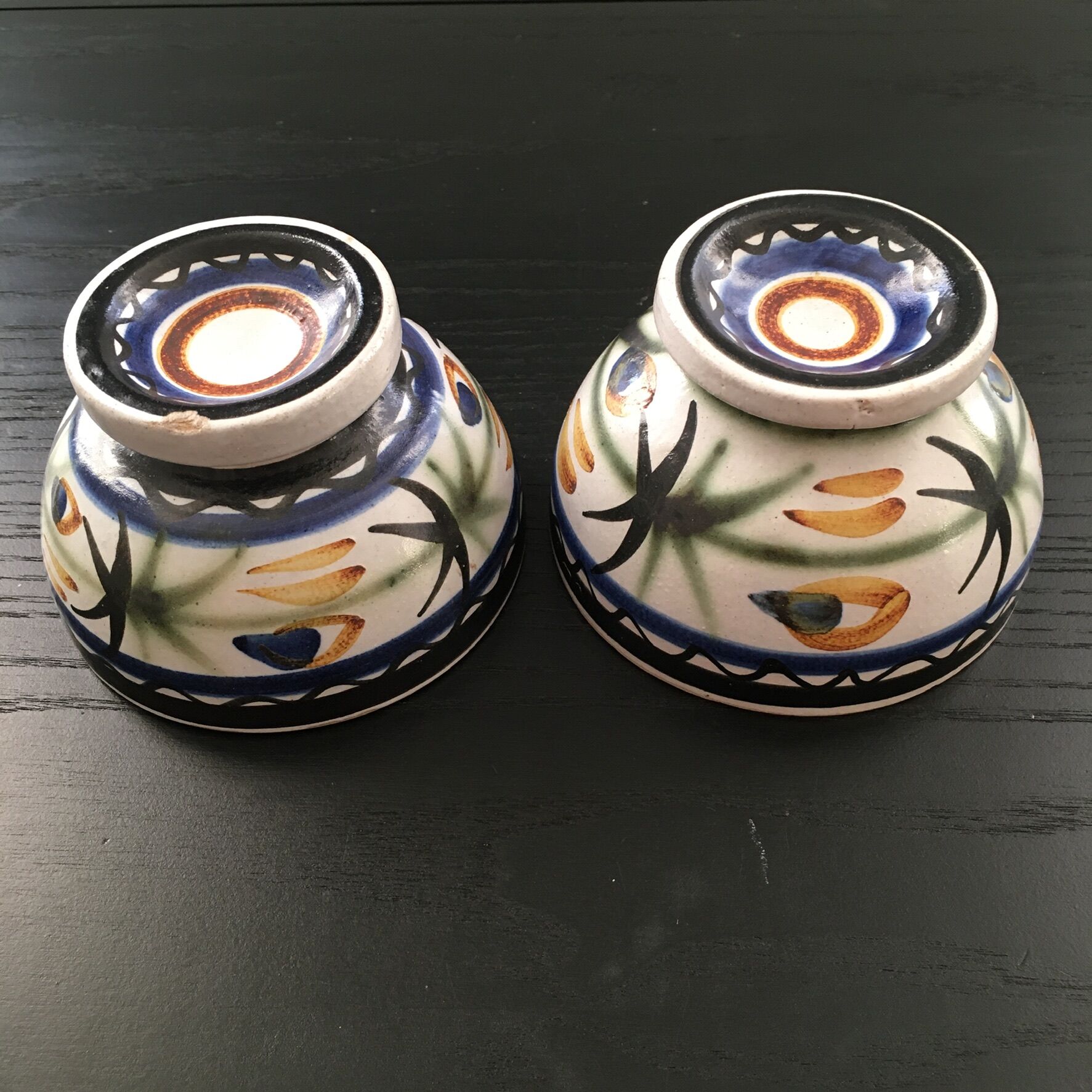 Pair of Keraluc Quimper bowls