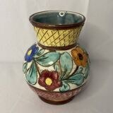 Vintage small earthenware vase Monaco circa 1960