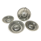 4 Baccarat plates in Greek key pattern 19th century