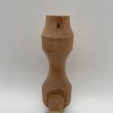 Vintage design wooden candle holder 1970 Arne Hoyer