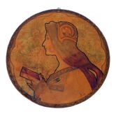 Lithograph by Jane Atche - Woman with a Book