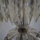 Napoleon III chandelier with crystal pendants, signed Portieux, 19th century.