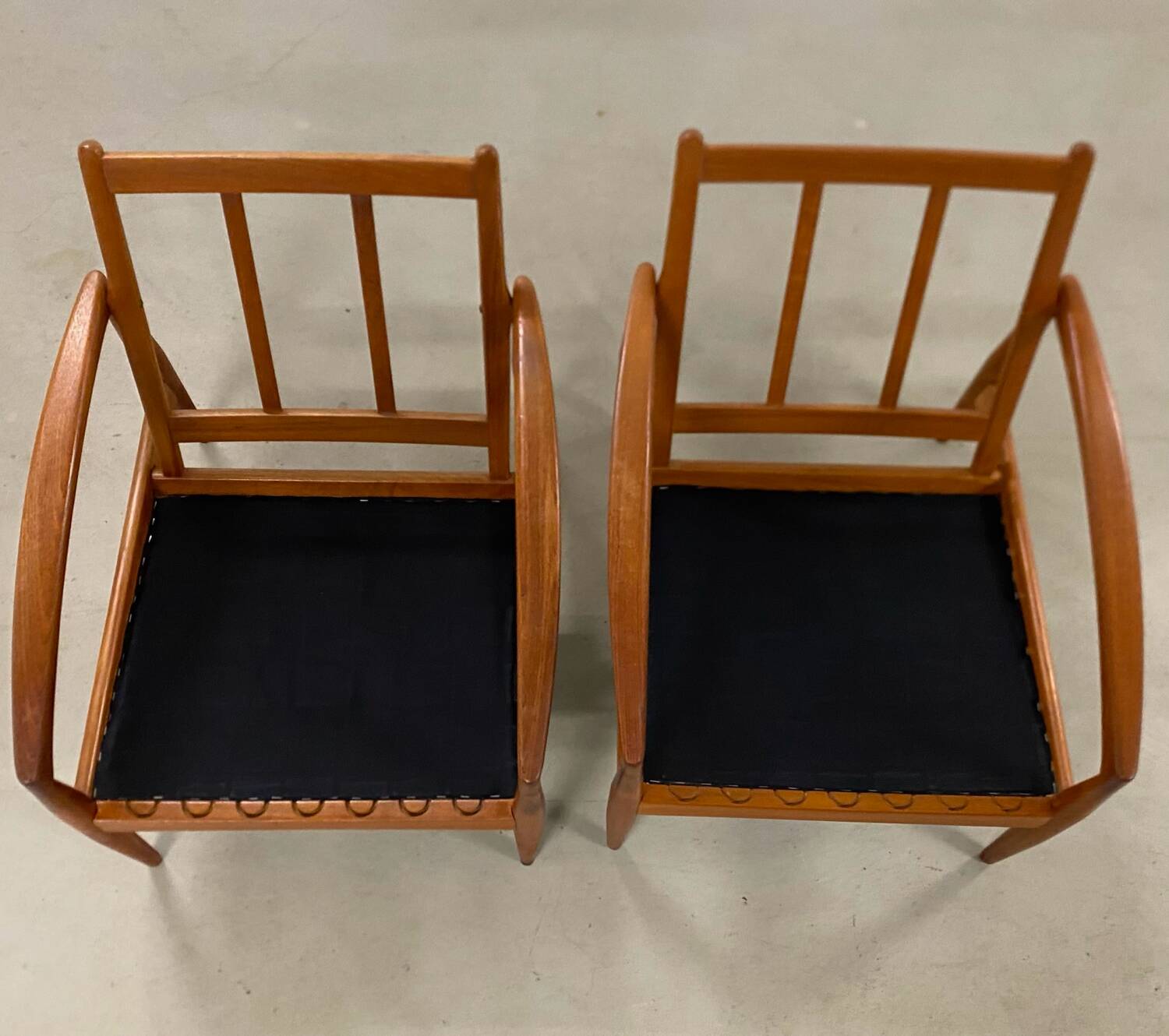 2x Scandinavian Design Easy Chair „Paper Knife“ by Kai Kristiansen