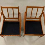 2x Scandinavian Design Easy Chair „Paper Knife“ by Kai Kristiansen