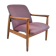 Original armchair GFM-64, 1960s, designer E. Homa, blue orange purple