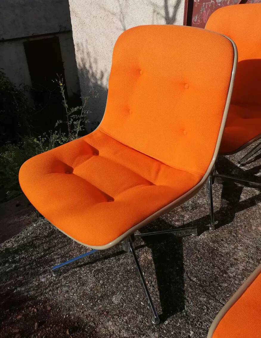 Fauteuil vintage de bureau steelcase strafor de randall buck