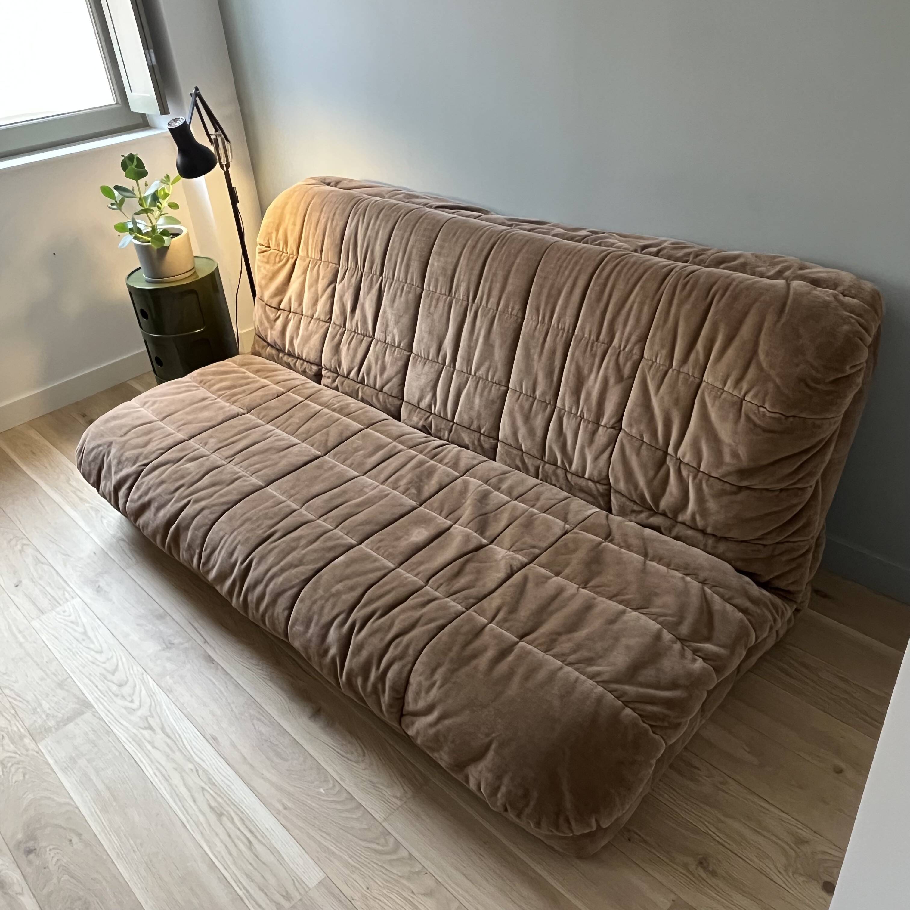 Vintage Cinna sofa model Gao Brown velvet