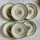 Vintage floral plates