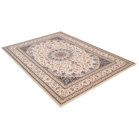 Beige and black persian carpet chaku 280x380 cm