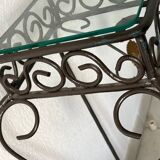Wrought iron saddle