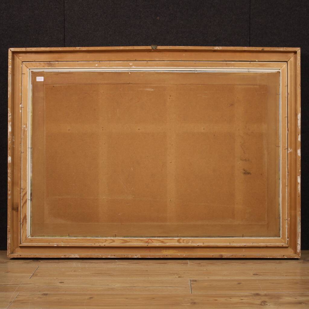 Landscape painting signed A. Corradi, 1950s