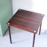 Small Scandinavian side table in rosewood by Georg Petersen