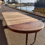 Extension table style Henri II era Napoleon III -4m20