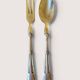 Silver salad servers