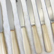 6 vintage Bakelite ivory knives France