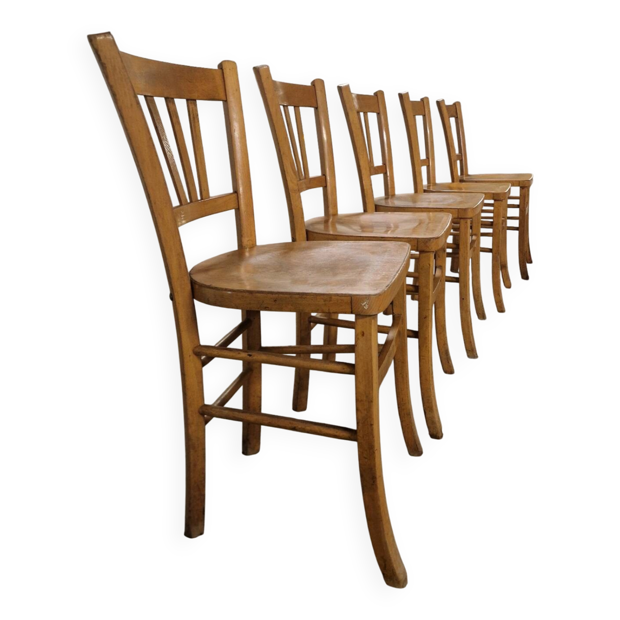 Lot de 5 chaises bistrot