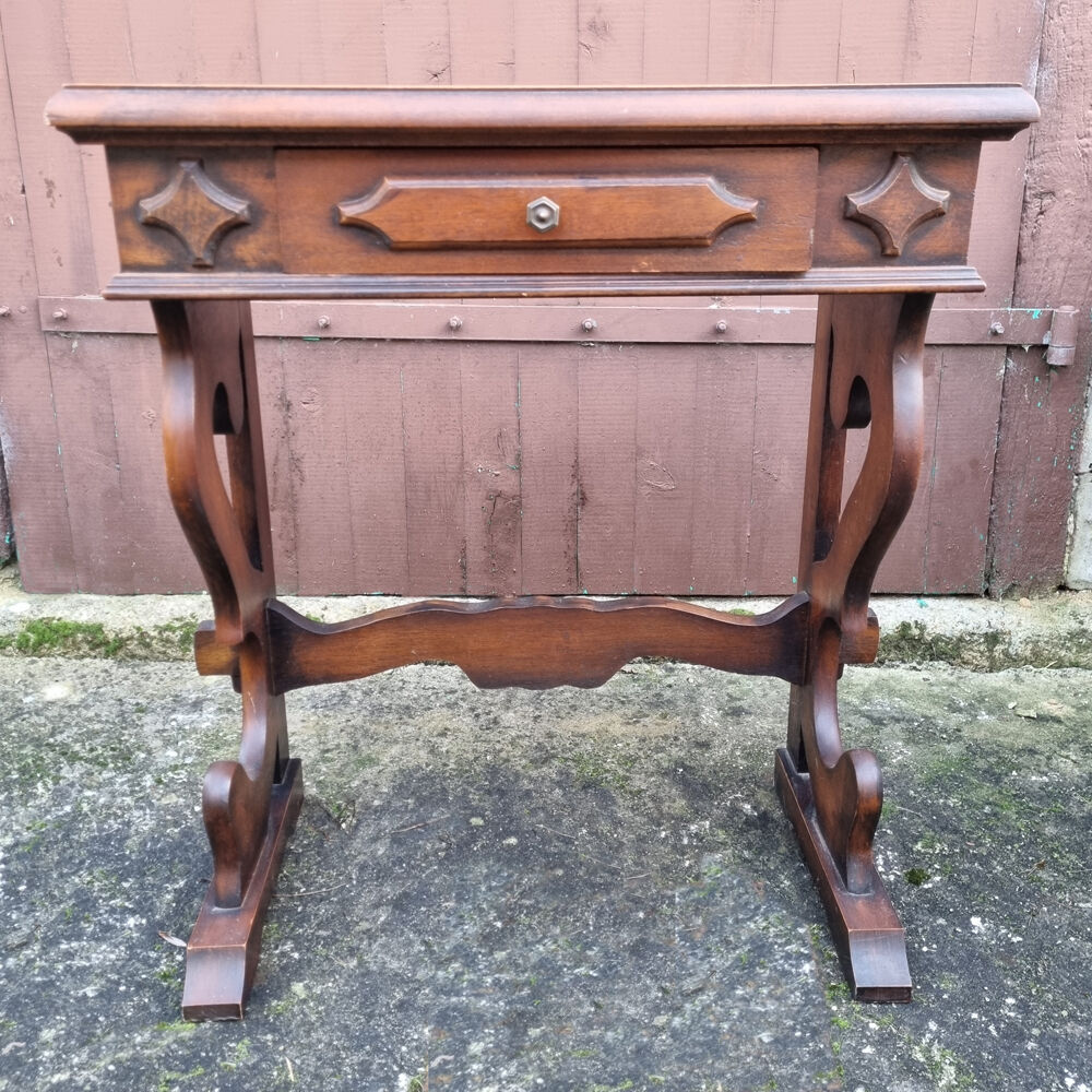 Console restoration, cherry tree, butt studs, Louis Philippe