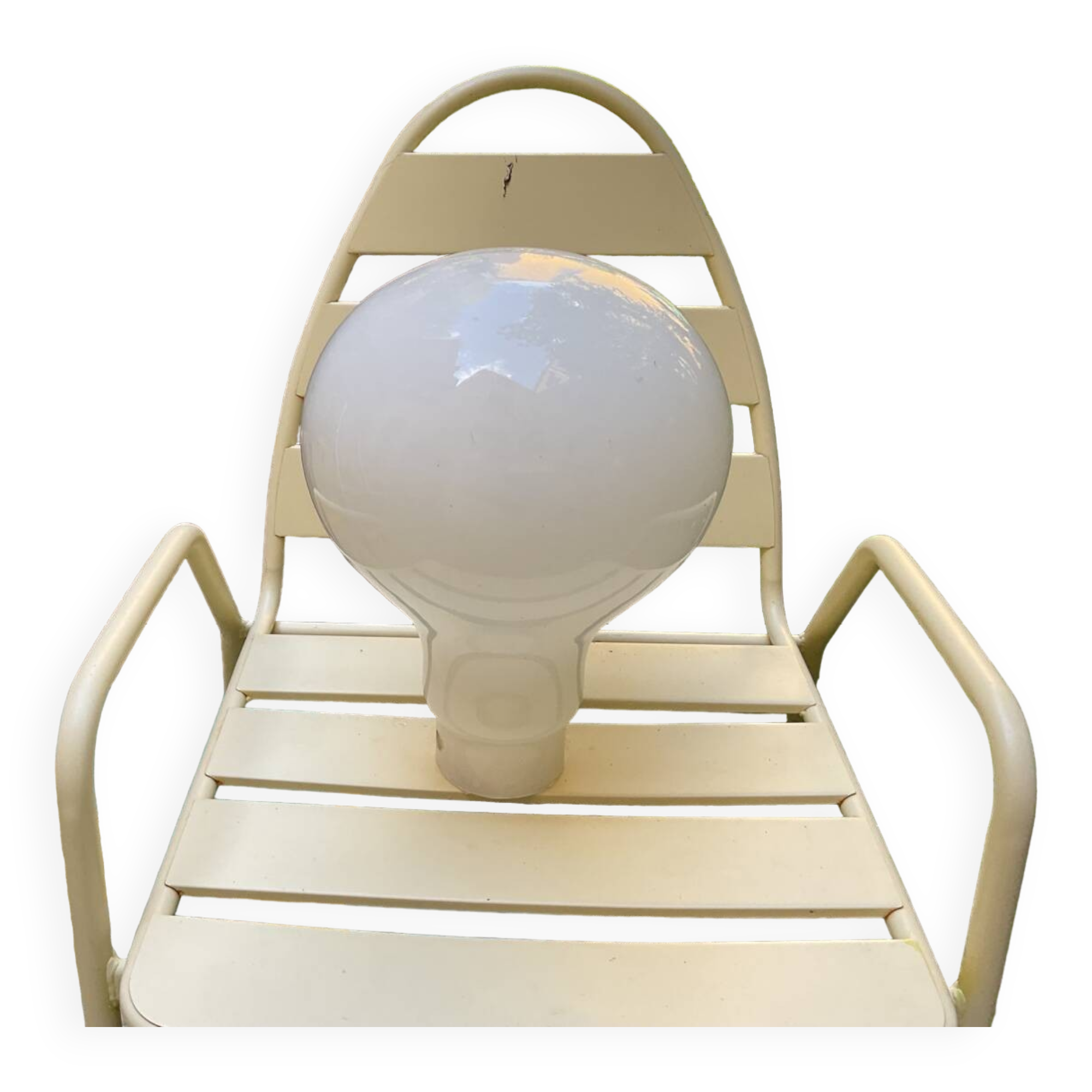 large bulb chandelier from the 70s