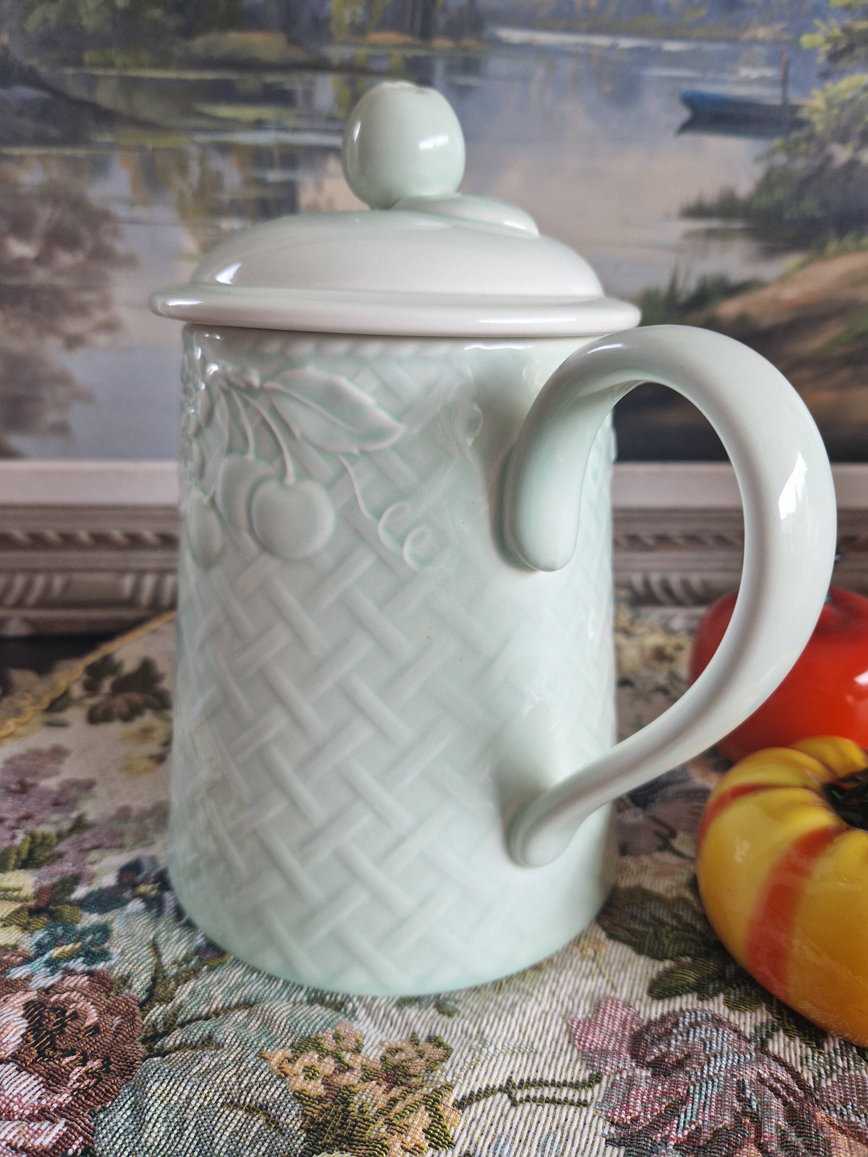 Villeroy boch coffee pitcher model piedmont primavera light green fruit